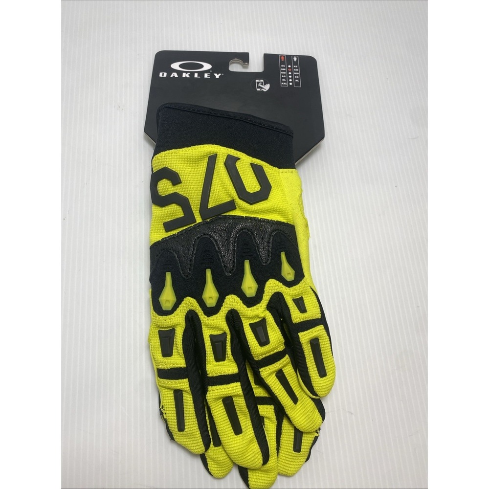 Brand New Oakley Overload 2 Gloves‎ Laser Yellow Men Small G1